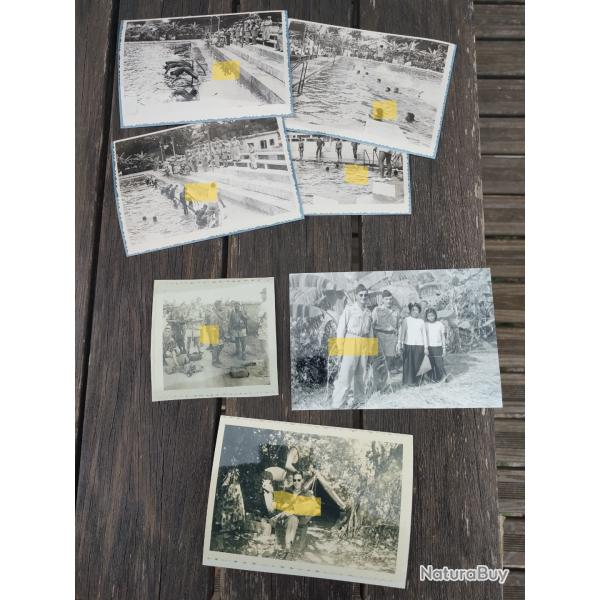 UNE ATTRIBUEE LOT RETIRAGE PHOTOS GUERRE D'INDOCHINE (1)