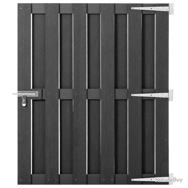 Portillon WPC 100x112 cm Gris