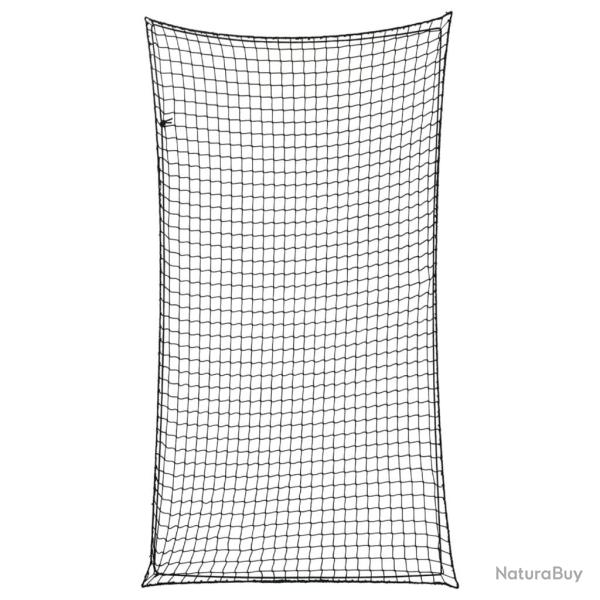 Filet pour remorque avec corde �lastique noir 3x1,65 m PP
