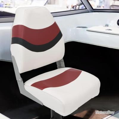 vidaXL Siège de Bateau avec piédestal pivotant à 360°, Chaise de Capitaine de Bateau avec piédestal, piédestal de siège de Bateau pivotant, siège de Bateau avec Support pivotant