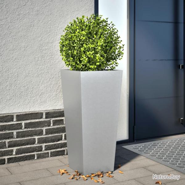 Jardini�re 35x35x75 cm acier galvanis�