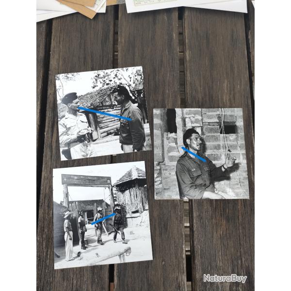 3 PHOTOS ECPA GUERRE D'INDOCHINE, COMMANDO 5 CUIR, ATTRIBUEES (11)