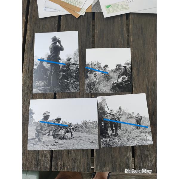 4 PHOTOS ECPA GUERRE D'INDOCHINE, COMBAT(15)