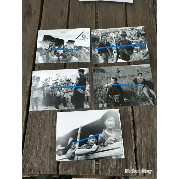 5 PHOTOS ECPA GUERRE D'INDOCHINE PARTISANS THAI (29)
