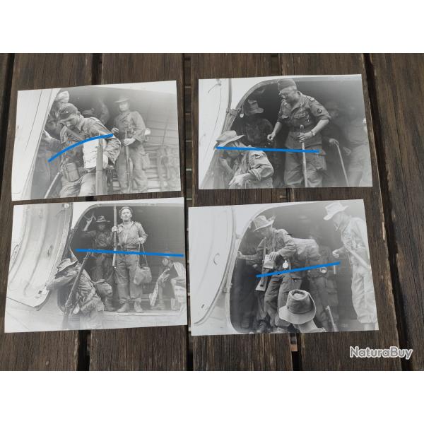 4 PHOTOS ECPA GUERRE D'INDOCHINE ARRIVEE NASAN ATTRIBUEES (32)