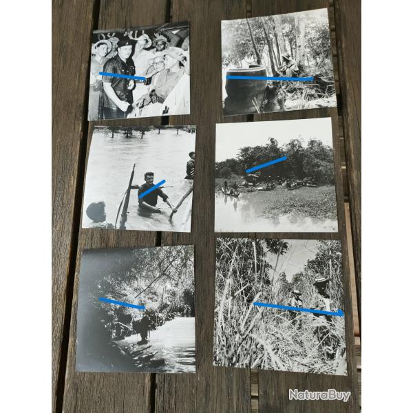 6 PHOTOS ECPA GUERRE D'INDOCHINE 1 ATTRIBUEE (36)