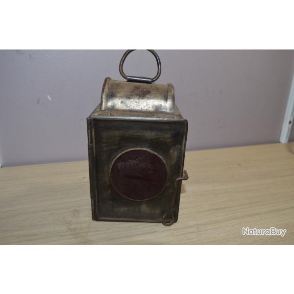 Lanterne Ancienne Militaire V�lo  / moto v�hicule ancien 1939/1945 D�co SNCF cheminot (24)