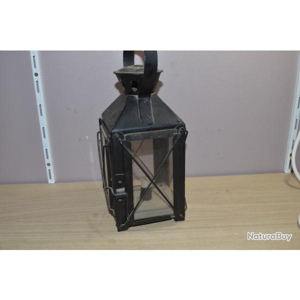 Lanterne Ancienne Militaire V�lo  / moto v�hicule ancien 1930 /1945 D�co SNCF cheminot WW1  (24)