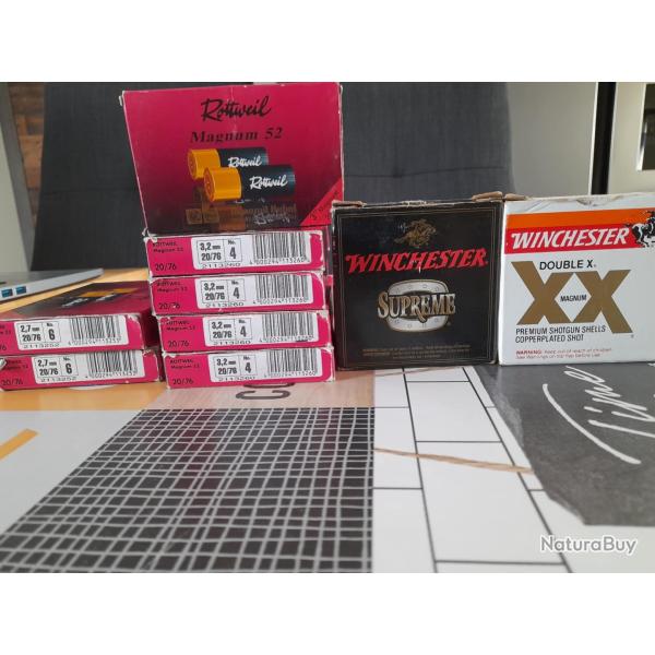 Lot de 120 cartouches Magnum de qualit�