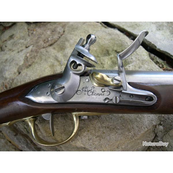 RARISSIME Mousqueton de Grosse Cavalerie mod�le 1777,embouchoir a vis.