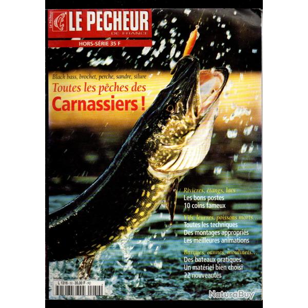 le p�cheur de france hors s�rie 50 toutes les p�ches des carnassiers