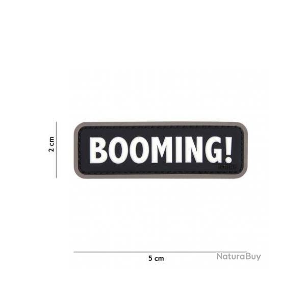 Patch 3D PVC Booming ! (101 Inc) Noir