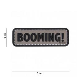Patch 3D PVC Booming ! (101 Inc) Wolf Grey