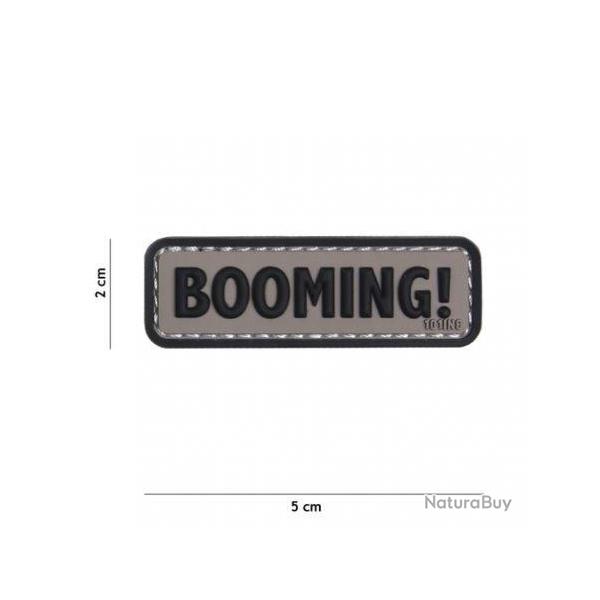 Patch 3D PVC Booming ! (101 Inc) Wolf Grey