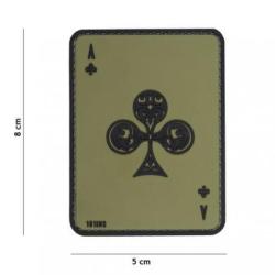 Patch 3D PVC Carte AS de Trefle (101 Inc) OD