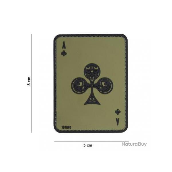 Patch 3D PVC Carte AS de Trefle (101 Inc) OD