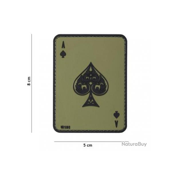 Patch 3D PVC Carte AS de Pique (101 Inc) OD