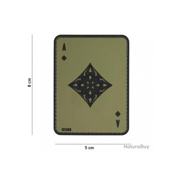 Patch 3D PVC Carte AS de Carreau (101 Inc) OD