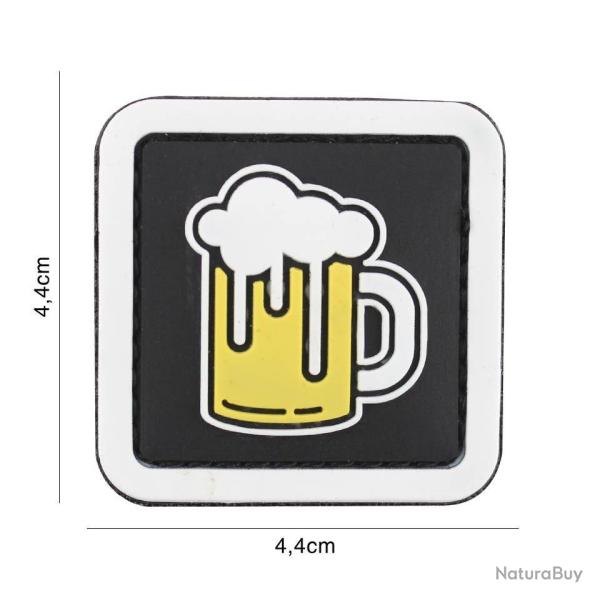 Patch 3D PVC Chope Biere (101 Inc) Noir