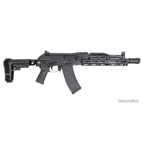 Carabine PSA AK-105 Pistol w/ SBA3 Brace, JL Billet Rail, Hinged Dustcover, Toolcraft Trunnion, Bolt