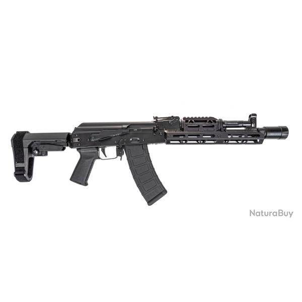 Carabine PSA AK-105 SBA3 Pistol with JL Billet Rail, Toolcraft Bolt, Trunnion, and Carrier