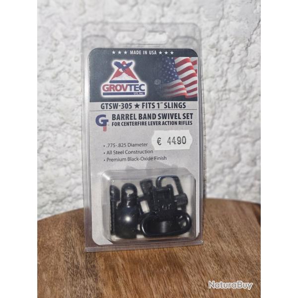 Kit grenadieres amovibles Grovtec pour canon rond