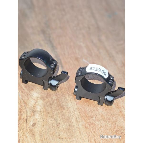 Colliers Papillon Recknagel 1" pour rail 21mm