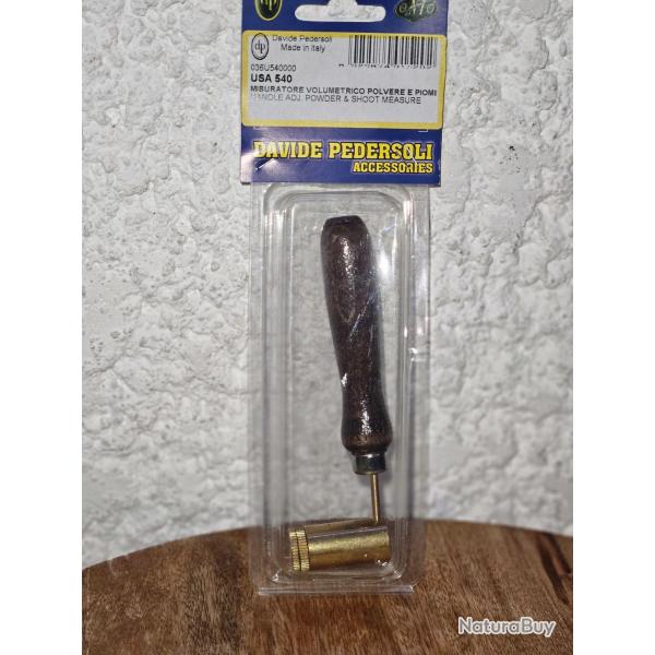 Dosette Davide Pedersoli poudre noire