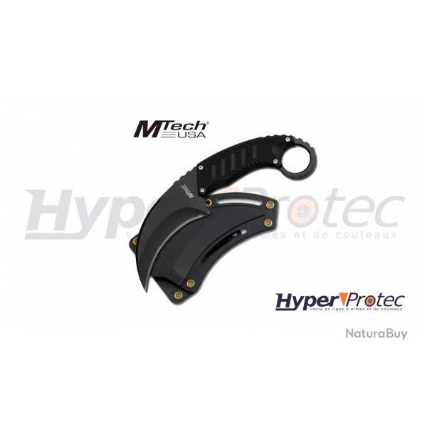 Karambit lame fixe Mtech USA avec �tui rigide