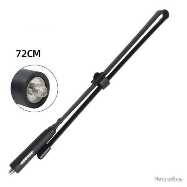 ANTENNE PLIANTE ABBREE 72CM POUR TALKIE-WALKIE BAOFENG - LIVRAISON GRATUITE