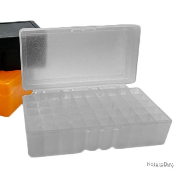 Boite � munitions 50 emplacements 9mm - blanche - LIVRAISON GRATUITE