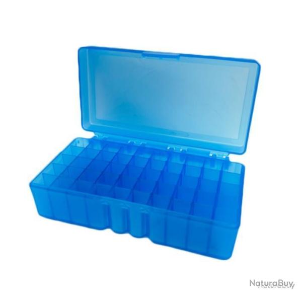 Boite � munitions 50 emplacements 9mm - bleue - LIVRAISON GRATUITE