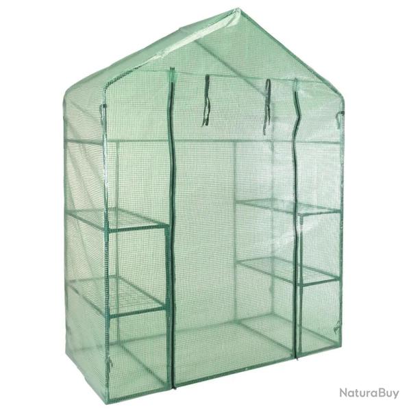 Serre de jardin avec �tag�res 143 x 73 x 195 cm