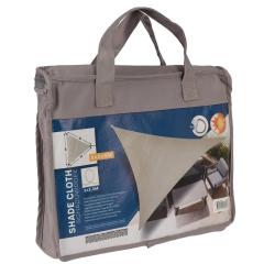 Toile d'ombrage triangulaire Taupe 3 x 3 x 3 m