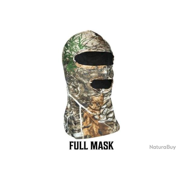 Cagoule PRIMOS stretch avec trou de bouche camo realtree edge