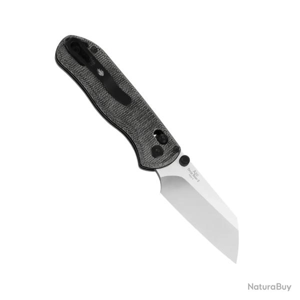 Couteau Pliant Kizer Drop Bear 2 Clutch Lock Lame Acier Nitro-V Manche Micarta Noir KIV36192KS1