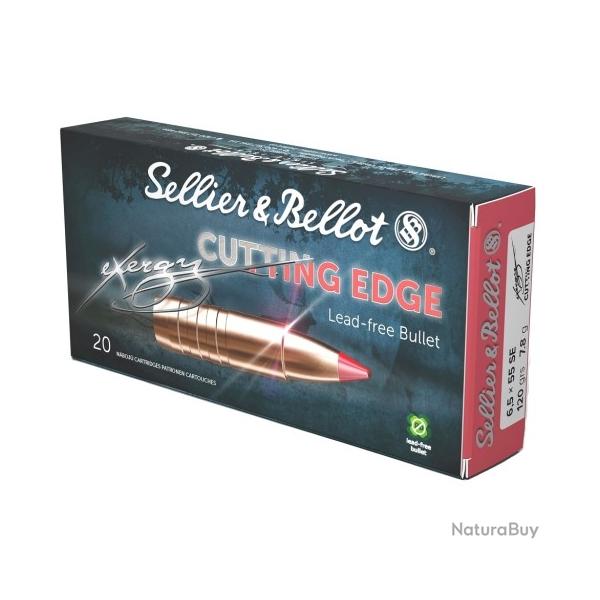 Munitions SELLIER & BELLOT cutting edge txrg cal.6.5x55 se 120gr 7.8g par 60