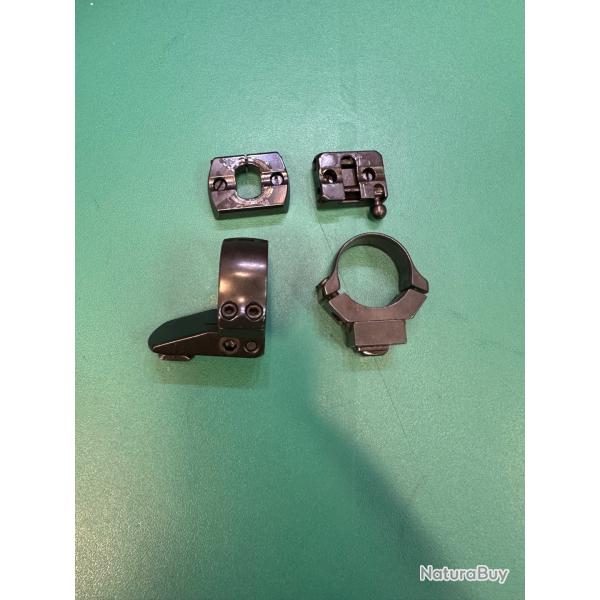 Montage pivotant EAW 1 pouce pour WEATHERBY MARK V ou VANGUARD