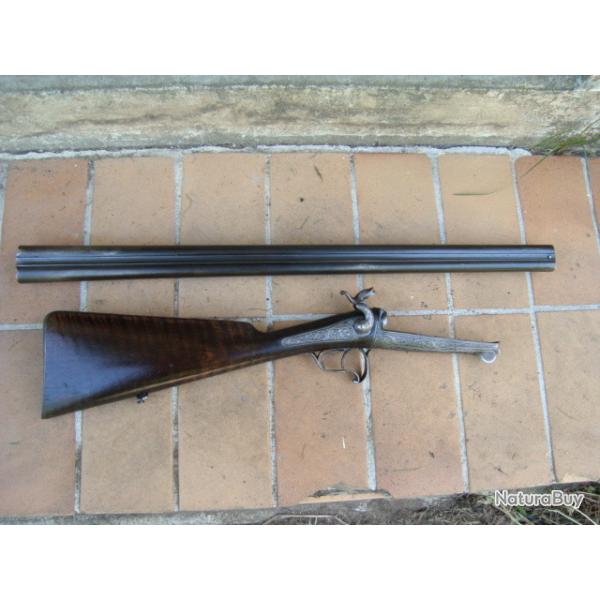 FUSIL BROCHE CISELE CAL 16 SIGNE LEFAUCHEUX  L INVENTEUR