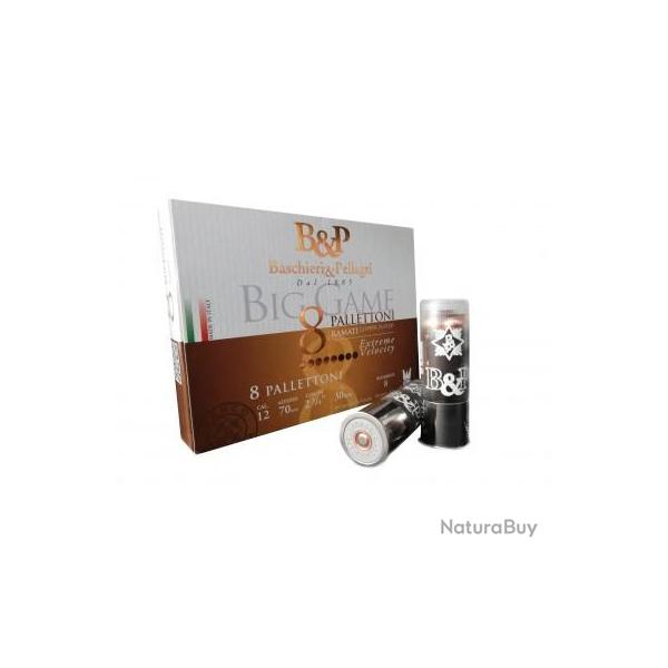 CHEVROTINE B&P BIG GAME PALLETTONI CAL. 12 / 70 MM 8 GRAINS