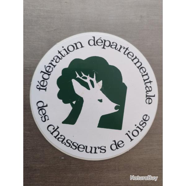 Autocollant chasse fdc60