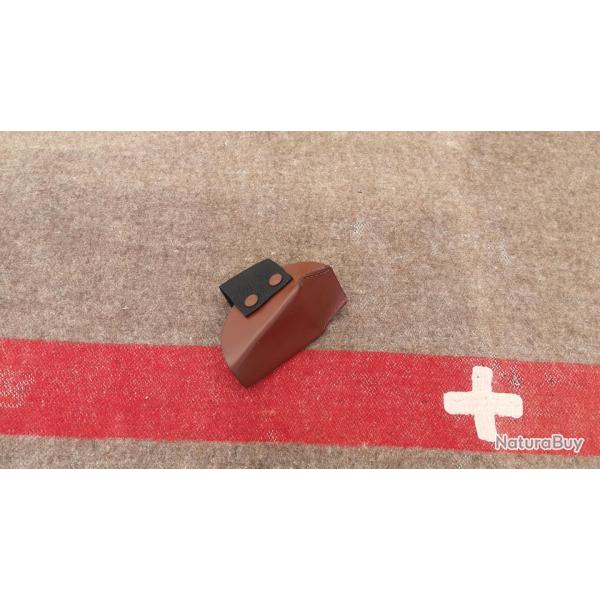 Cuir prot�ge hausse fusil Schmidt Rubin K11 et K31