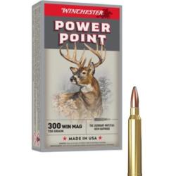 MUNITIONS WINCHESTER CALIBRE 300WM POWER POINT 150gr - 9.7g x20