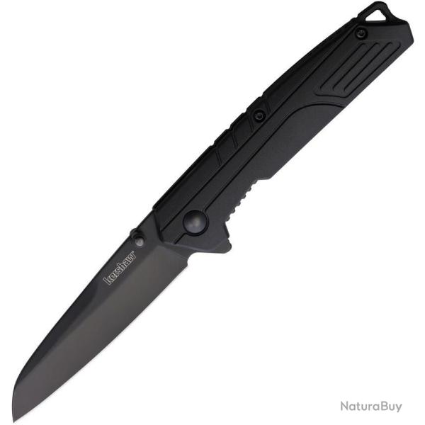 Couteau Kershaw Fiber A/O Sheepsfoot Lame Acier 8Cr13MoV Manche FRN Noir Liner Lock Clip KS1367