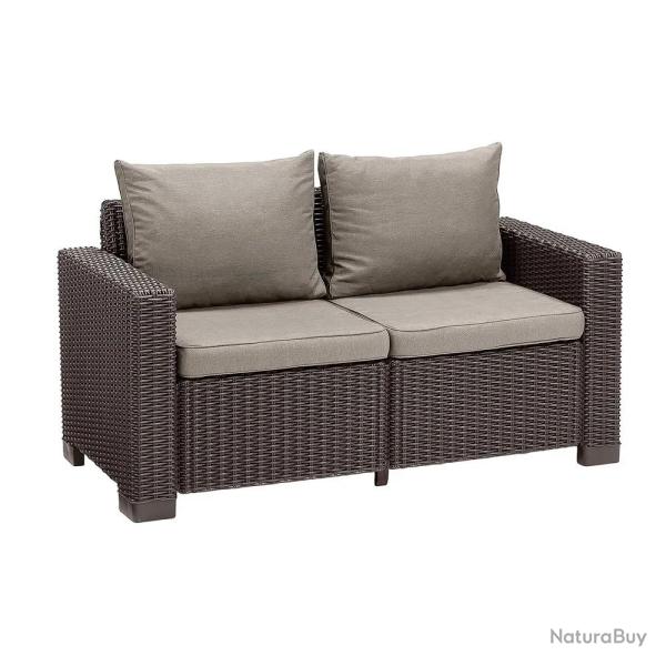 Canap� ext�rieur Keter California 2 places marron