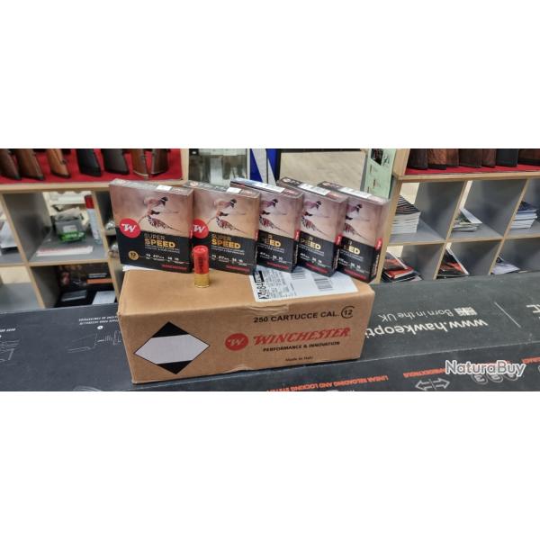 5 btes de 10 cartouches Winchester cal 12 super speed