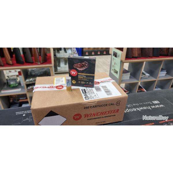 5 btes de 10 cartouches Winchester cal 12 duo becasse dispersante 35 gr