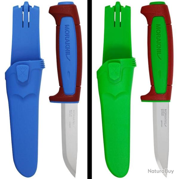 Couteau de survie Mora Basic 511 carbone Bleu