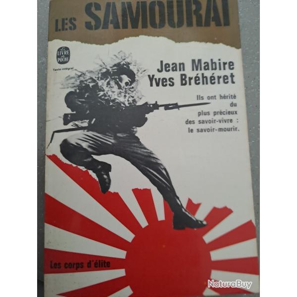 livre LES SAMOURAI Corps ELITE Jean MABIRE BREHERET Philippines Okinawa Japon etc