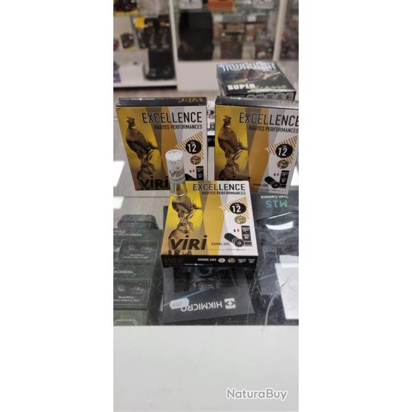 2 btes de 10 cartouches viri excellence HP cal 12/70 36 gr nickel� BJ